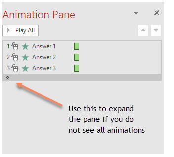 Animation Pane