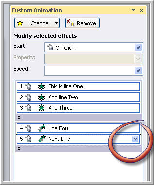 Custom Animation Pane