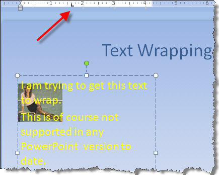 text wrapping